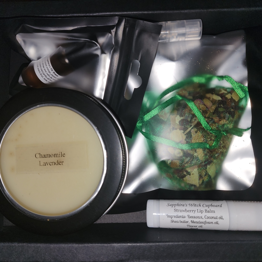 Chamomile Lavender Lotion and Lip Balm Set